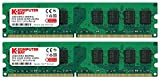 Komputerbay 4GB 2X 2GB DDR2 800MHz PC2-6300 PC2-6400 DDR2 800 (240 PIN) DIMM Memoria Desktop