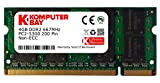 Komputerbay 4GB DDR2 SODIMM (200 pin) 667Mhz PC2 5400 / PC2 5300 CL 5.0