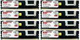 Komputerbay 64GB (8x 8GB) DDR2 667MHz PC2-5300F CL5 ECC Fully Buffered FB-DIMM modules (240 PIN) w/Heatspreaders