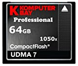 Komputerbay - 64GB professionale COMPACT FLASH CARD CF 1050X WRITE 100 MB / S READ 160MB / S Extreme Speed ...