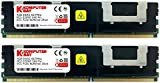 Komputerbay 8GB (2x 4GB) 240 Pin 667MHz DDR2 PC2-5300F CL5 ECC Fully Buffered modulo di memoria FB-DIMM
