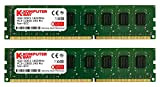 Komputerbay 8GB Kit (2x4GB) DDR3L 1600MHz PC3-12800 Unbuffered Non-ECC 1.35V CL11 2Rx8 Dual Rank 240 Pin UDIMM Desktop Memorie Module ...