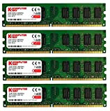 Komputerbay KB_8GBAM2_4x2GB800_251 - Modulo di memoria DIMM DDR2 da 8 GB (2 x 2 GB) a 240 pin AM2 PC2 ...