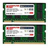 Komputerbay - Kit MACMEMORY 6GB (moduli da 4GB/2GB) PC2-5300 667MHz DDR2 SODIMM per Apple iMac MacBook Pro