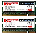 Komputerbay MACMEMORY Apple 8GB (2x 4GB) PC2-5300 667MHz DDR2 SODIMM iMac e Macbook memoria