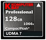 Komputerbay Scheda professionale Compact Flash da 128 GB, 1066X CF, scritta: 155 MB/s, lettura 160 MB/s Extreme Speed UDMA 7 ...