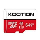 KOOTION 64GB Scheda di Memoria Micro SD Classe 10 U1 A1 4K UHS-I Scheda MicroSDXC 64 Giga Scheda SD Memory ...