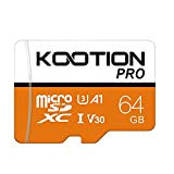 KOOTION Micro SD 64GB Scheda MicroSDXC Scheda Memoria 64G U3 Memory Card 64 Giga UHS-I A1 4K Memory Card Alta ...