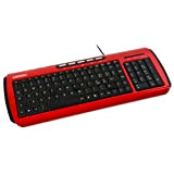 Kraun Keyboard Color Design - Red/Black