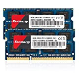 Kuesuny 16 GB Kit (2X8 GB) DDR3 1333 MHz Sodimm Ram PC3-10600 PC3-10600S 1.5V CL9 204 Pin 2RX8 Dual Rank ...