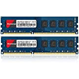 Kuesuny 16GB Kit (2X8GB) DDR3 1600MHz Udimm Ram PC3-12800 PC3-12800U 1.5V CL11 240 Pin 2RX8 Dual Rank Non-ECC Unbuffered Desktop ...
