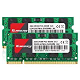 Kuesuny 4GB KIT (2X2GB) DDR2 667MHz Sodimm Ram PC2-5300 PC2-5300S 1.8V CL5 200 Pin 2RX8 Dual Rank Non-ECC Unbuffered Notebook ...