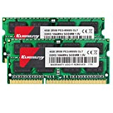 Kuesuny 8GB KIT (2X4GB) DDR3 1066MHz/1067MHz Sodimm Ram PC3-8500 PC3-8500S 1.5V CL7 204 Pin 2RX8 Dual Rank Non-ECC Unbuffered Ram ...