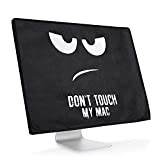 kwmobile Apple iMac 24" Cover - Protezione Monitor PC Antipolvere Schermo Computer - Custodia Protettiva Don't Touch My Mac