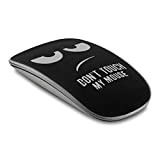 kwmobile Cover Compatibile con Apple Magic Mouse 1/2 - Pellicola Protettiva in Silicone - Protezione Morbida Antiscivolo - Don't Touch ...