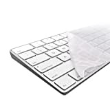 kwmobile Protezione Tastiera Americana Compatibile con Apple Magic Keyboard - Cover Tastiera Inglese US Copertina Silicone Trasparente