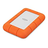 LaCie Rugged Mini, 1 TB, Hard Disk Esterno, Resistente agli Urti e alle Cadute, per PC e Mac, Arancione/Grigio, 2 ...