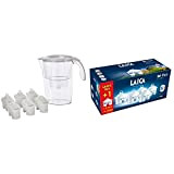 Laica J996 Kit 6 filtri (6 mesi di acqua filtrata) + 1 Caraffa Filtrante Stream Line in omaggio (colori assortiti) ...