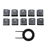 Lamdoo 10Pieces / Pack Keycaps per Corsair K70 K65 K95 G710 RGB Strafe Tastiera Meccanica - Grigio