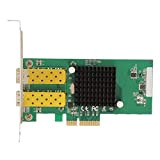 Lazmin112 Scheda di Rete PCIe, 10 100 1000Mbps IEEE 802 3ad Gigabit Ethernet Card 82576 Chip Controller Scheda LAN PCI ...