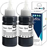 LCL Compatibile Bottiglie d'inchiostro da stampa Sostituzione per Epson 664 T6641 ET-2500 ET-2550 ET-2600 ET-2650 ET-3600 ET-4500 ET-4550 ET-14000 L100 ...