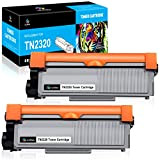 LeciRoba TN2320 TN-2320 - Cartuccia toner Brother TN2320, per stampanti Brother MFC-L2700DN L2720DW HL-L2340DW L2365DW L2360DN L2300D L2500D L2520DW (2-Nero)