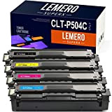 LEMERO SUPERX Toner compatibile per CLT-P504C CLT-K504S CLT-504 CLT C504S M504S Y504S per Samsung Xpress C1860FW C1810W Toner Samsung C1860 ...