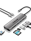 Lemorele Hub USB C 3.0 - 9 en 1 Spazio Alluminio Adattatore USB C Hub a HDMI 4K, 3 USB ...