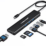 Lemorele Hub USB C 3.0 -Docking Station USB C 8 in 1 Adattatore USB C Hub a HDMI 4K, 3 ...