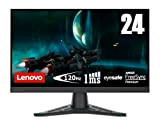 Lenovo G24e-20 Monitor Gaming 23.8" FullHD con EyeSafe (1920x1080, VA, 1ms, 120Hz, HDMI+DP, FreeSync Premium, Base in Metallo) Inclinazione e ...