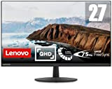 Lenovo L27q-30 - Monitor 68,58 cm (27"), 2560x1440, WQHD, IPS, opaco, HDMI, DisplayPort, tempo di reazione 4 ms, colore: Nero