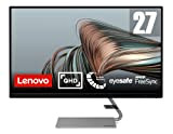 Lenovo Q27q-1L 27 pollici QHD IPS FreeSync Gaming Monitor 75 Hz 4 ms DP+HDMI bordi ultrasottili con altoparlanti (2x 3W) ...