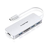 lention Hub USB C con HDMI 4K, 3 USB 3.0, Lettore di Schede SD/Micro SD per MacBook PRO 2016-2022, Nuovo ...