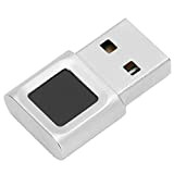 Lettore d Impronte Digitali USB, 0.5S 360° Rilevamento Piccolo Laptop USB Fingerprint Logger 10, Scanner di Impronte Digitali con Chiave ...
