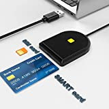 Lettore di carte d'identità Lettore di smart card USB Lettore di schede SIM per DOD Militare USB Accesso comune CAC ...