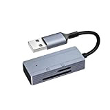 Lettore di schede SD, TargetGo adattatore per scheda di memoria portatile da USB a SD/micro SD, supporto SDHC/SDXC/MMC, compatibile con ...