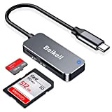 Lettore di Schede SD/TF, Beikell Alta Velocità Adattatore USB C 3.0 a SD/Micro SD Lettore di Schede di Memoria Portatile ...