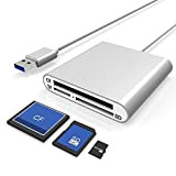 Lettore Scheda Cateck SD Alluminium Superspeed USB 3.0 Multi-In-1 Lettore Scheda per CF/SD/TF Micro SD Card e Altro Ancora per ...
