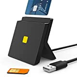Lettore Smart Card Firma Digitale Lettore SIM Card USB - Plug and Play - per CAC/SIM/Carta ID con Chip di ...