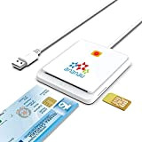 Lettore Smart Card Firma Digitale Tessera Sanitaria Inps Aruba Reader Schede Dispositivo Compatibile Apple Mac Windows Computer Sim Memory Cavo ...