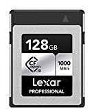 Lexar CFexpress Professional 128GB, Tipo B, 1000MB/s , per registrare video 4k, Serie Silver, Grigio