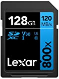 Lexar High-Performance 800x Scheda SD 128 GB, Scheda di Memoria SDXC UHS-I, Fino a 120 MB/s in Lettura, per fotocamere ...