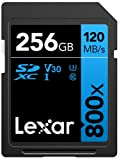 Lexar High-Performance 800x Scheda SD 256 GB, Scheda di Memoria SDXC UHS-I, Fino a 120 MB/s in Lettura, per fotocamere ...