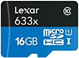 Lexar High-Performance Scheda MicroSDHC da 16 GB, 633x, UHS-I, Adattatore SD Incluso