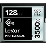 Lexar LC128CRBEU3500 - Scheda di memoria Compact Flash professionale 3500x (525MB/s), 128 GB
