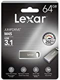 Lexar LJDM45-64GABSL JUMPDRIVE M45 128 GB USB 3.1 Silver Case 64Gb