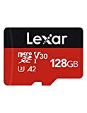 Lexar Micro SD 128 GB, Scheda Micro SD fino a 160/90 MB/s(R/W), Scheda di Memoria microSDXC con Adattatore SD, A2, ...
