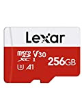 Lexar Micro SD 256 GB, Scheda Micro SD fino a 100 MB/sec(R), Scheda di Memoria microSDXC con Adattatore SD, A1, ...