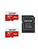 Lexar Micro SD 32 GB, Scheda Micro SD fino a 100 MB/sec(R), Scheda di Memoria microSDHC con Adattatore SD, A1, ...
