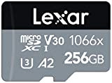 Lexar Professional 1066x Micro SD 256 GB, Scheda microSDXC UHSI Serie SILVER, Adattatore SD Incluso, Lettura Fino a 160MB/s, per ...